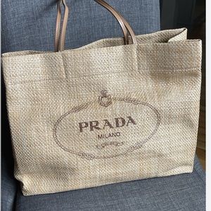 NEW Authentic Prada Beach Bag